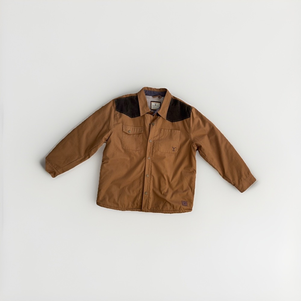 Yellowstone Authentic Merchandise Men Canvas Wheat Barn Jacket Lined XL